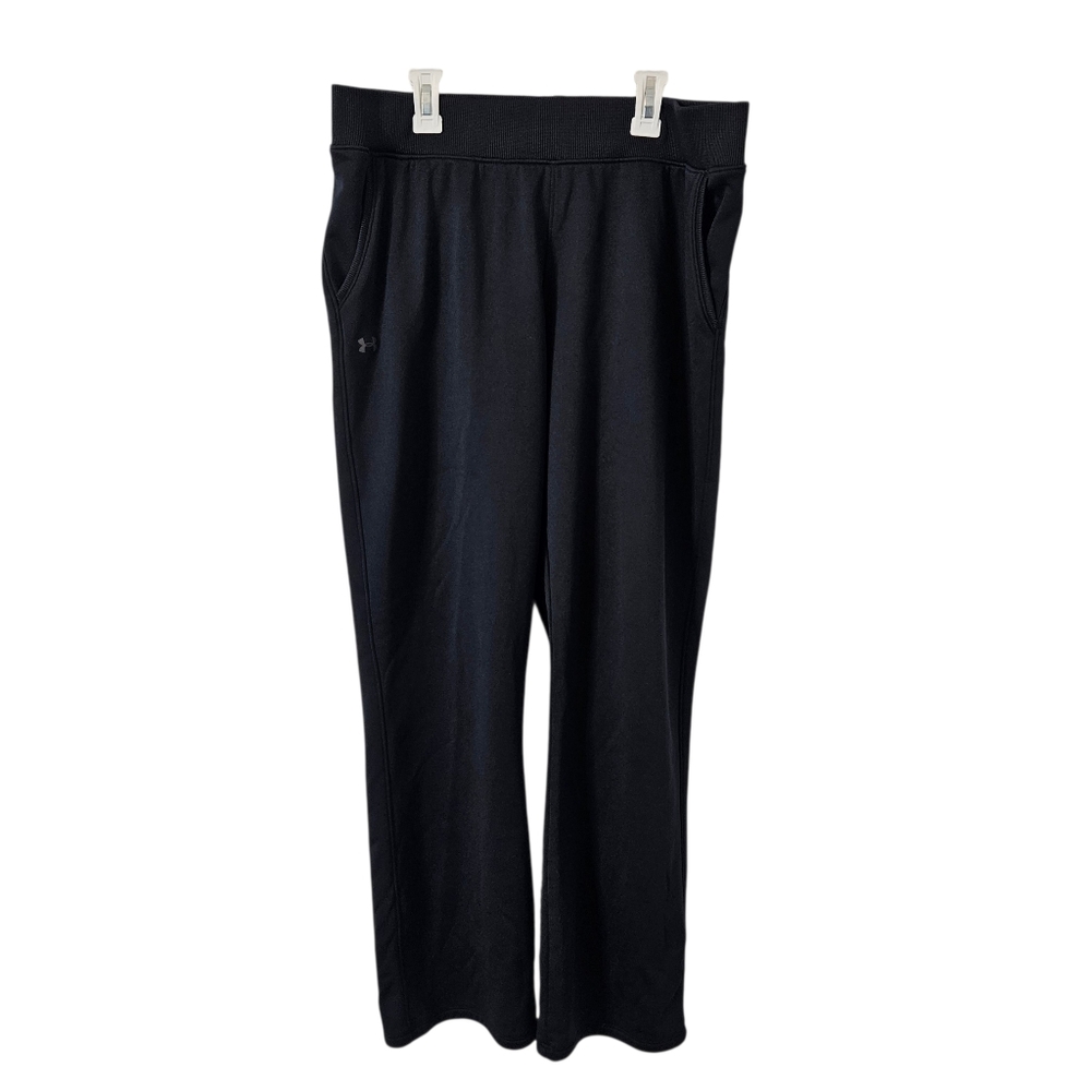 UNDER ARMOUR Loose Fit Cold Gear Sweatpants Men's Size Large Black